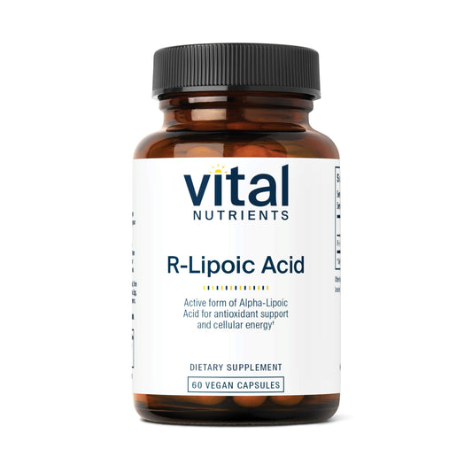 Vital Nutrients R-Lipoic Acid | Active Alpha-Lipoic Acid Antioxidant | ALA Supplement for Healthy Metabolism and Energy | Gluten, Dairy, Soy Free | Non-GMO | 60 Capsules BritishVita | Premium UK Vitamins & Wellness Supplements