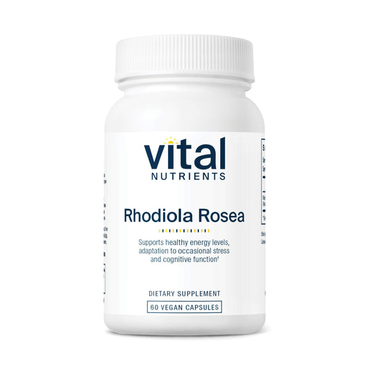 Vital Nutrients Rhodiola Rosea | Energy & Stress Support BritishVita | Premium UK Vitamins & Wellness Supplements