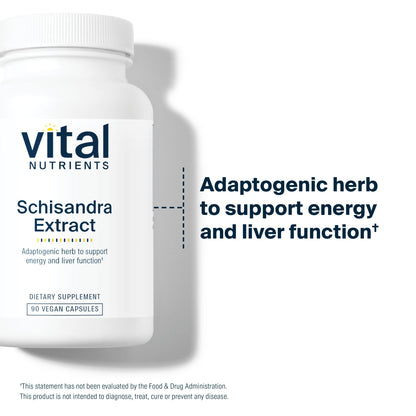 Vital Nutrients Schisandra Extract - Liver, Immune & Energy Support (1000 mg)