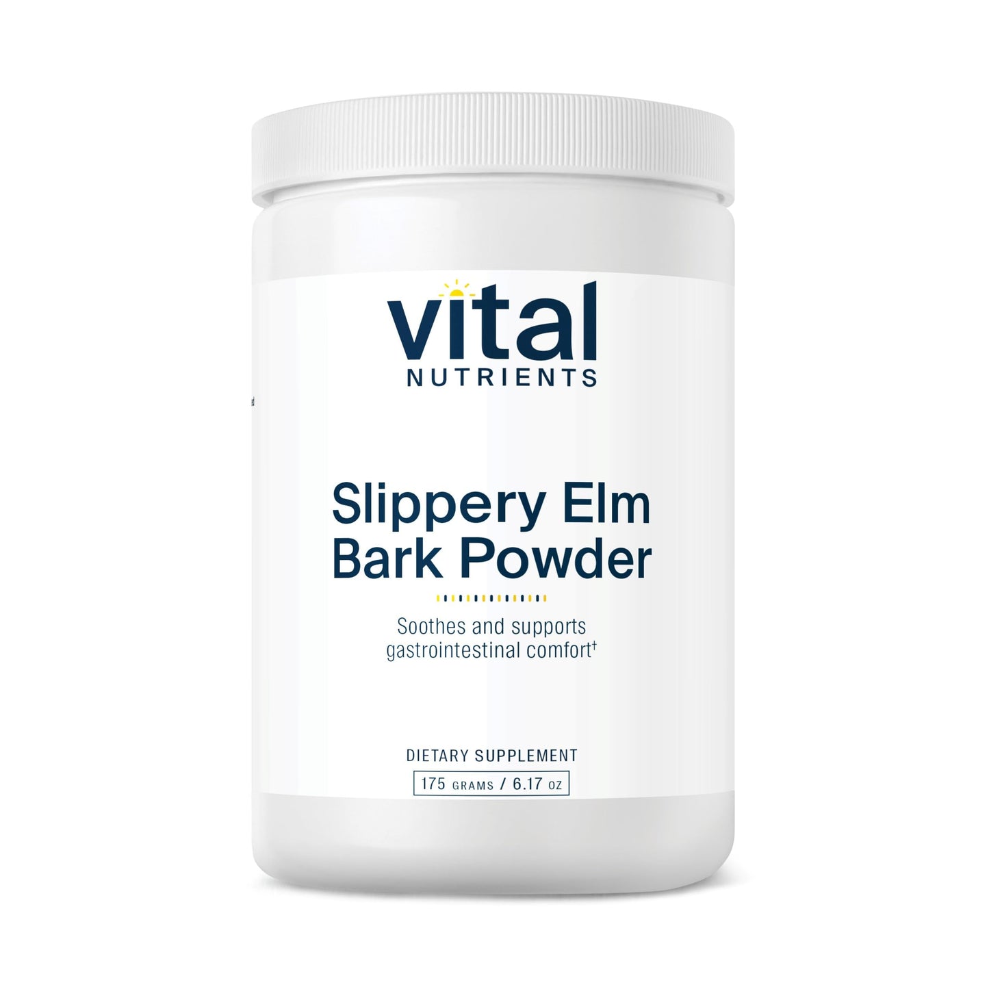 Vital Nutrients Slippery Elm Bark Powder 2500mg - Leaky Gut Support, Vegan, Non-GMO, Gluten/Dairy/Soy Free