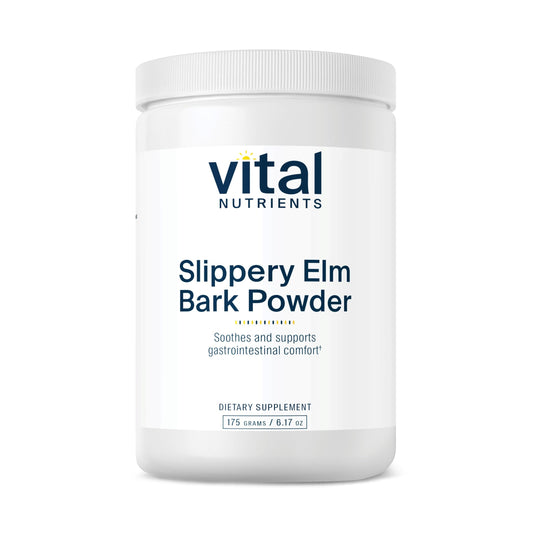 Vital Nutrients Slippery Elm Bark Powder 2500mg - Leaky Gut Support, Vegan, Non-GMO, Gluten/Dairy/Soy Free BritishVita | Premium UK Vitamins & Wellness Supplements