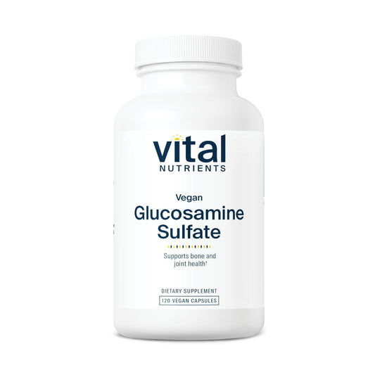 Vital Nutrients Vegan Glucosamine Sulfate 750mg – Joint Support, Cartilage & Mobility | Gluten-Free, Non-GMO | 60 Capsules BritishVita | Premium UK Vitamins & Wellness Supplements