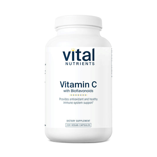 Vital Nutrients Vitamin C with Bioflavonoids | Vegan, Allergen-Free 1000mg Vitamin C + 500mg Citrus Bioflavonoids | 220 Capsules BritishVita | Premium UK Vitamins & Wellness Supplements