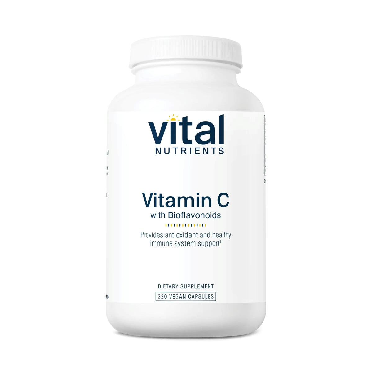 Vital Nutrients Vitamin C with Bioflavonoids | Vegan, Allergen-Free 1000mg Vitamin C + 500mg Citrus Bioflavonoids | 220 Capsules BritishVita | Premium UK Vitamins & Wellness Supplements