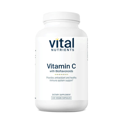 Vital Nutrients Vitamin C with Bioflavonoids | Vegan, Allergen-Free 1000mg Vitamin C + 500mg Citrus Bioflavonoids | 220 Capsules BritishVita | Premium UK Vitamins & Wellness Supplements