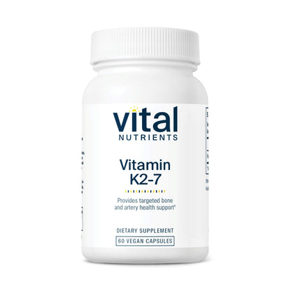 Vital Nutrients Vitamin K2-7 MK7 | Vegan, Non-GMO | 60 Capsules
