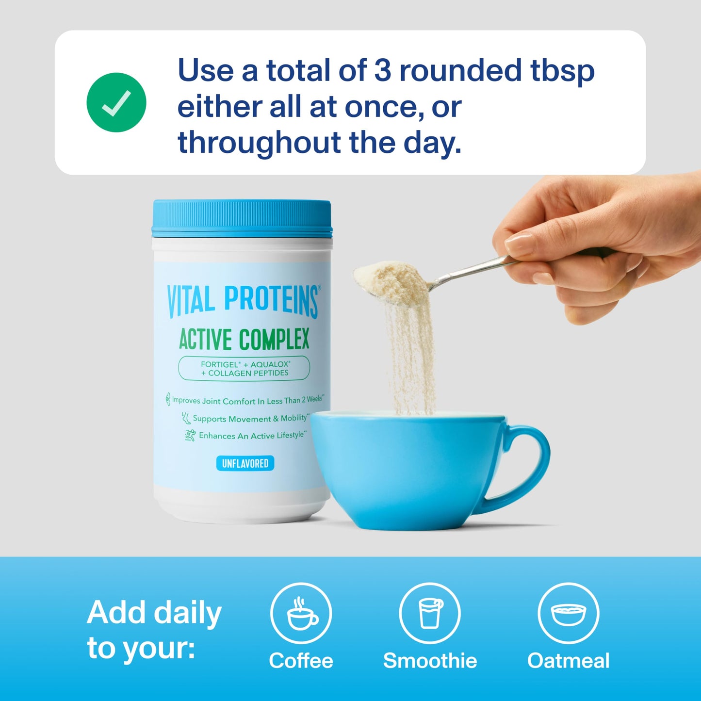 Vital Proteins Active Complex – 20g Collagen for Joint Health
