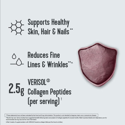 Vital Proteins Collagen Gummies – 2.5g VERISOL, 120ct x 2, Grape