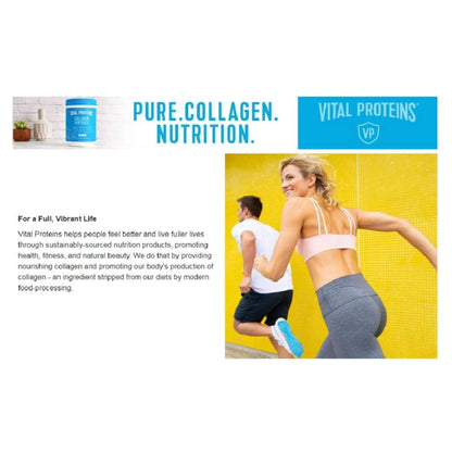 Vital Proteins Natural Whole Nutrition Collagen Peptides – Pasture-Raised, Grass-Fed, 24 Oz