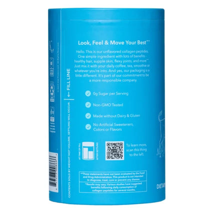 Vital Proteins Natural Whole Nutrition Collagen Peptides – Pasture-Raised, Grass-Fed, 24 Oz