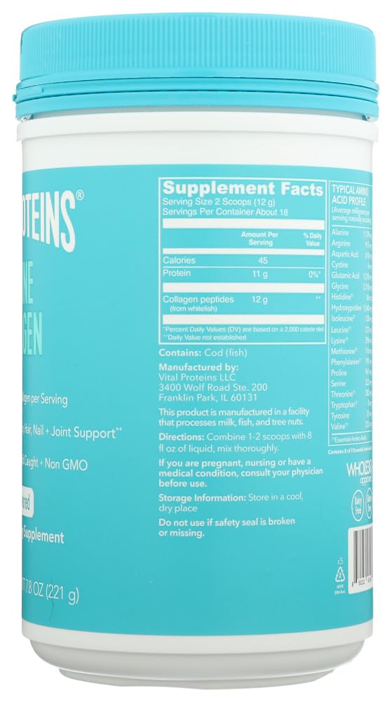 Vital Proteins Marine Collagen Peptides (2-Pack) – 144 Servings