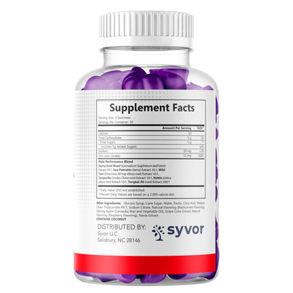 Vital Pump XL Testo Gummies - Official Vital Pump XL Male Performance Gummies (60 Gummies) - All-Natural Formula