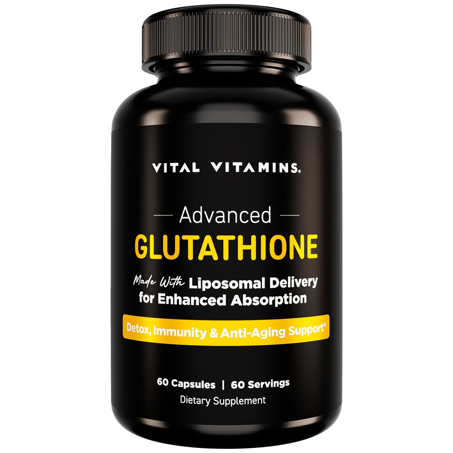 Vital Vitamins Glutathione Supplement — 500mg Liposomal Delivery