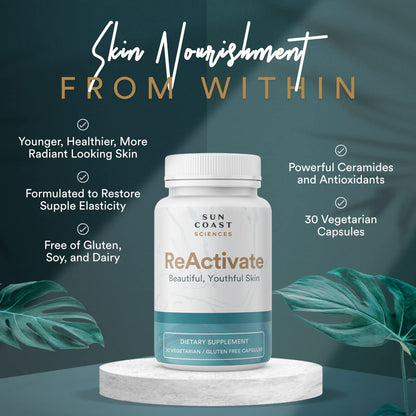 Vitalifi ReActivate Your Skin’s Beauty from Within — Dr. Rosenberg’s Skin Health Formula, 30 Count