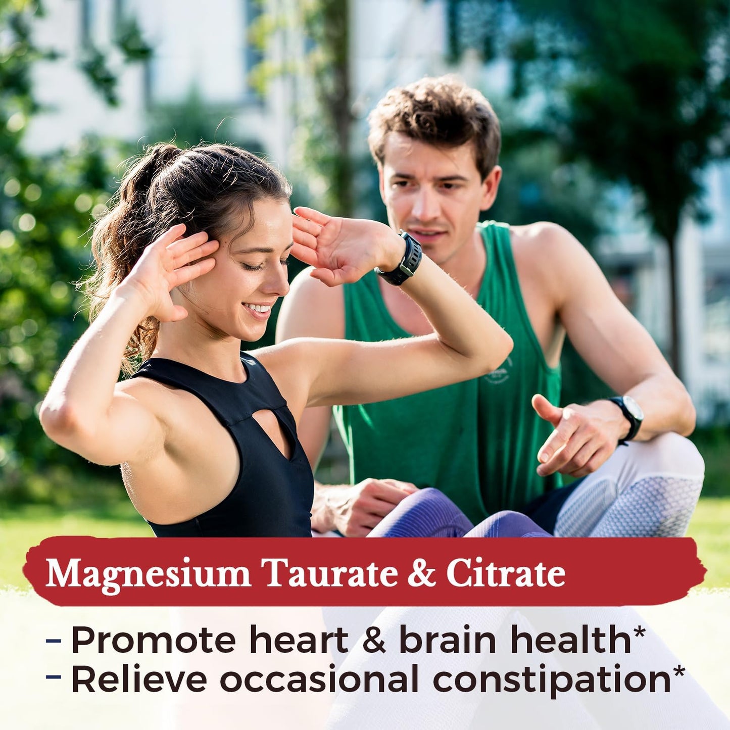 Vitalitown Magnesium Complex 500 mg | Chelated Glycinate, Citrate, Taurate & Malate | 240 Vegan Capsules | NSF Certified