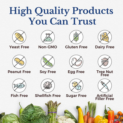 Vitalitown Probiotics 200B CFUs, 36 Strains | Shelf-Stable, 60 ct | Vegan & Non-GMO