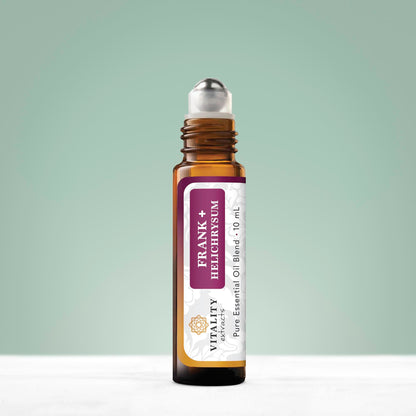 Vitality Extracts Frank+ Helichrysum Essential Oil Blend - 10ml Roll-On