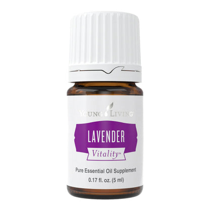 Young Living Vitality Lavender Essential Oil 5ml – Pure, Steam-Distilled, Calming Floral for Foods & Beverages