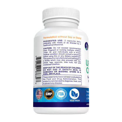 Vitality Span Uric Acid Cleanse - Turmeric & Tart Cherry, 60 Veg Capsules, Made in USA