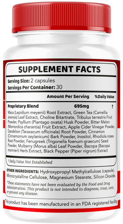 Vitalsyn Blood Support Capsules - Glyco Optimizer & Multivitamin, 60 Capsules