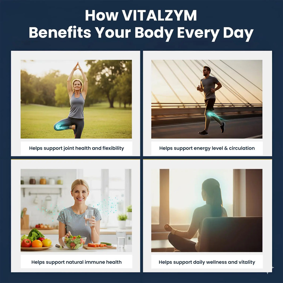VITÄLZYM Proteolytic Systemic Enzymes Liquid Gel Capsules with Serrapeptase | Immune & Joint Support BritishVita | Premium UK Vitamins & Wellness Supplements