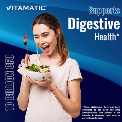 Vitamatic Acidophilus Probiotic – 10B CFU, 120 Tablets (Pack of 2)
