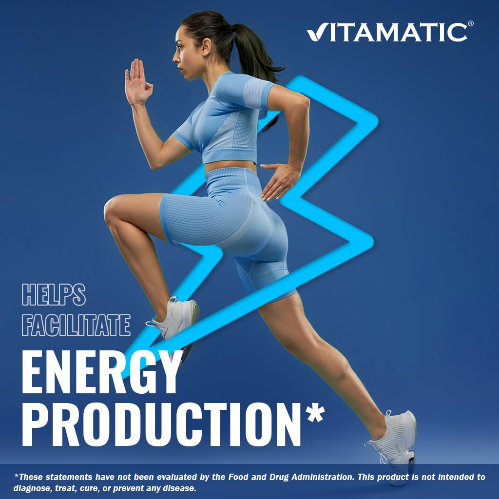 Vitamatic Vitamin B12 1000 mcg Fast Dissolve – Berry Flavor – 365 Tablets