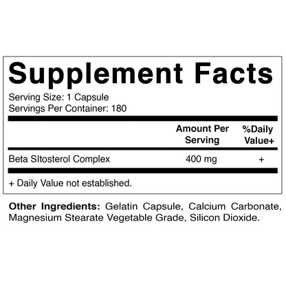 Vitamatic Beta SItosterol 400 mg – 360 Capsules (Pack of 2)