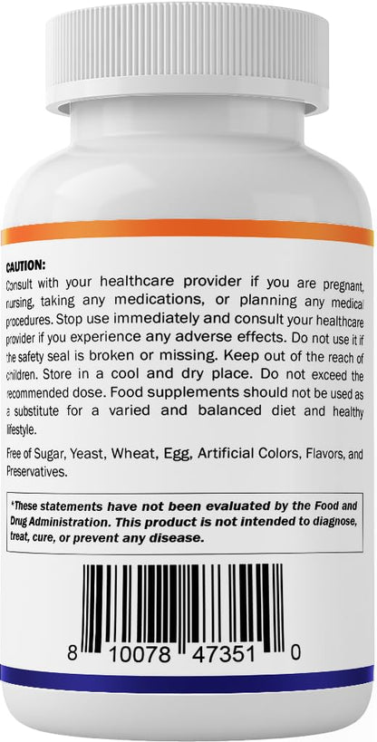 Vitamatic Biotin 10,000 mcg (10 mg) – Stronger Hair, Skin & Nails | 365 Vegan Tablets (Vitamin B7)