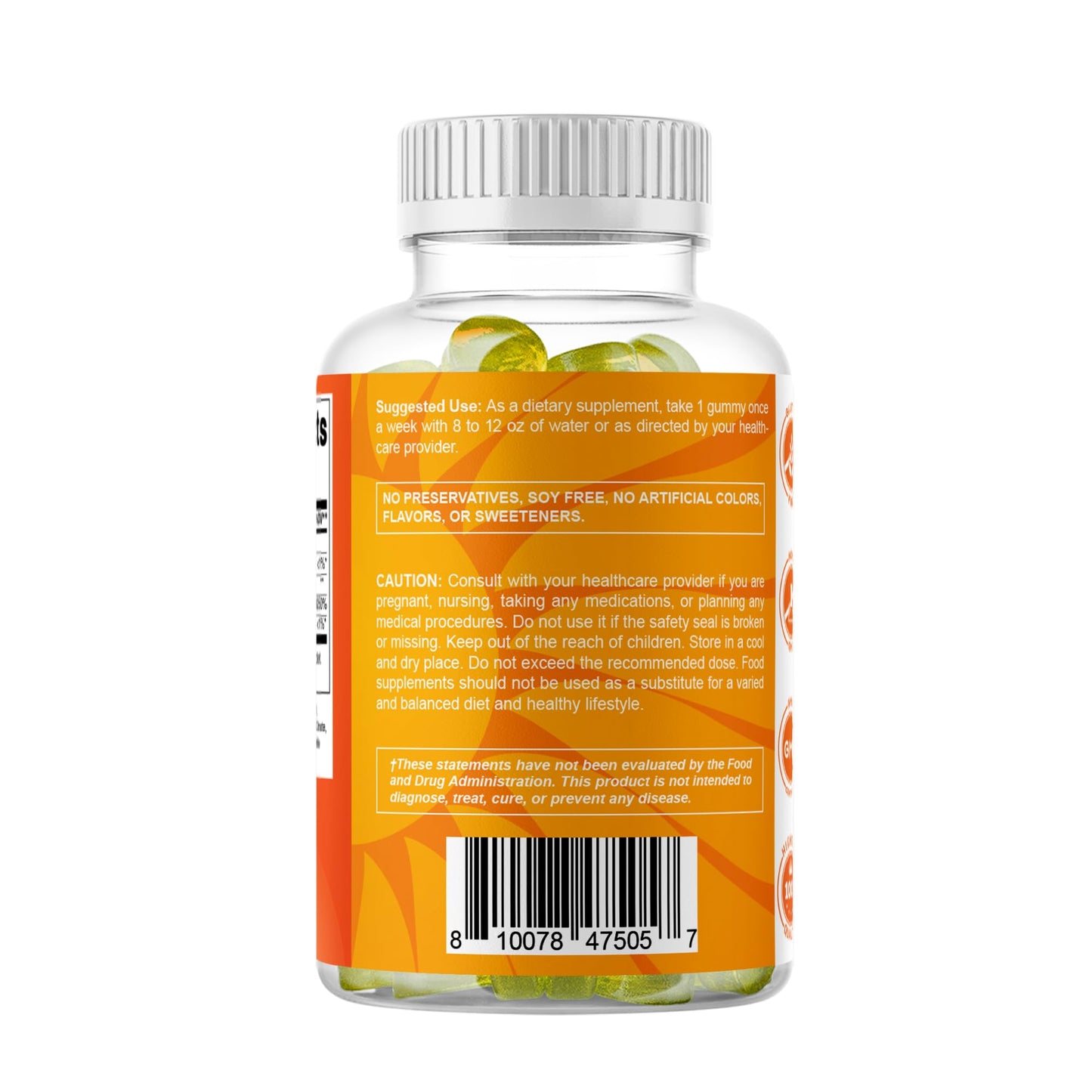 Vitamatic Sugar Free Vitamin D3 50,000 IU Weekly Gummies - 2 Pack