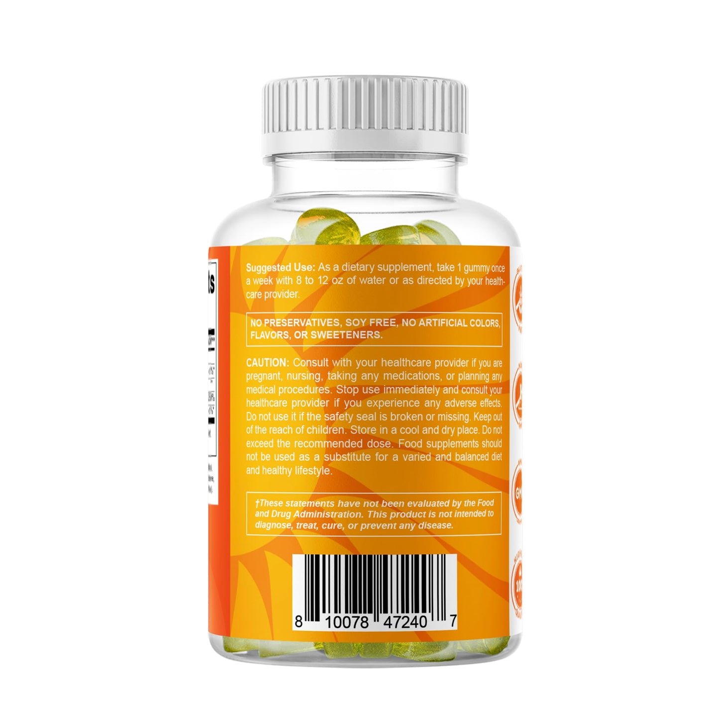 Vitamatic Sugar Free Vitamin D3 50,000 IU Weekly Gummies – 60 Pectin-Based High-Potency D3 for Bone, Teeth & Immune Support (Pack of 2)