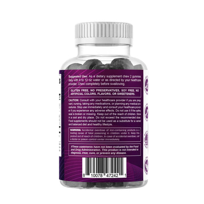 Vitamatic Iron 65 mg Gummies – Vegan Iron Gummies for Women & Men, 60 Gummies