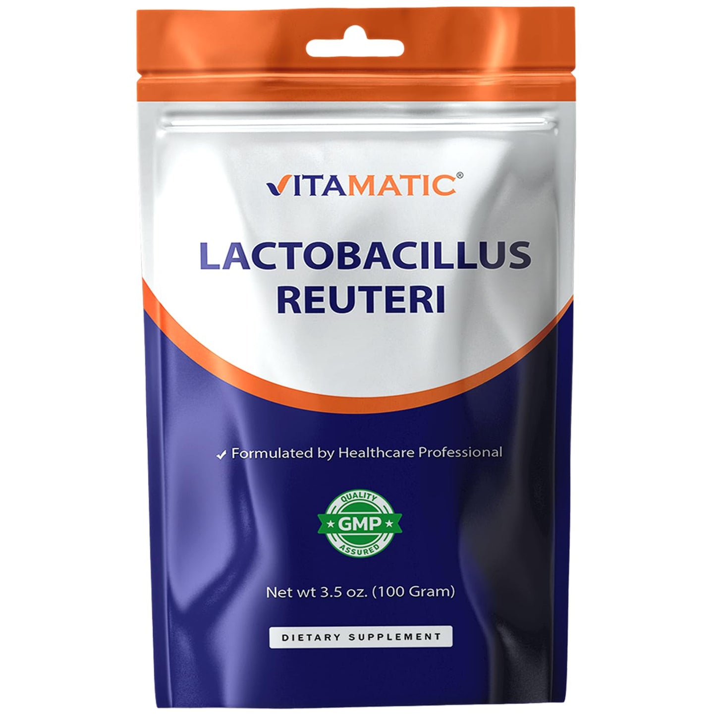Vitamatic Lactobacillus Reuteri Probiotic Powder - Digestive Health | 100 g | 100 Servings