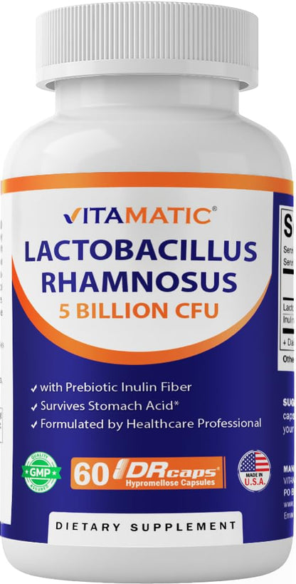 Vitamatic Lactobacillus Rhamnosus 5B DR Capsule – 60 Count