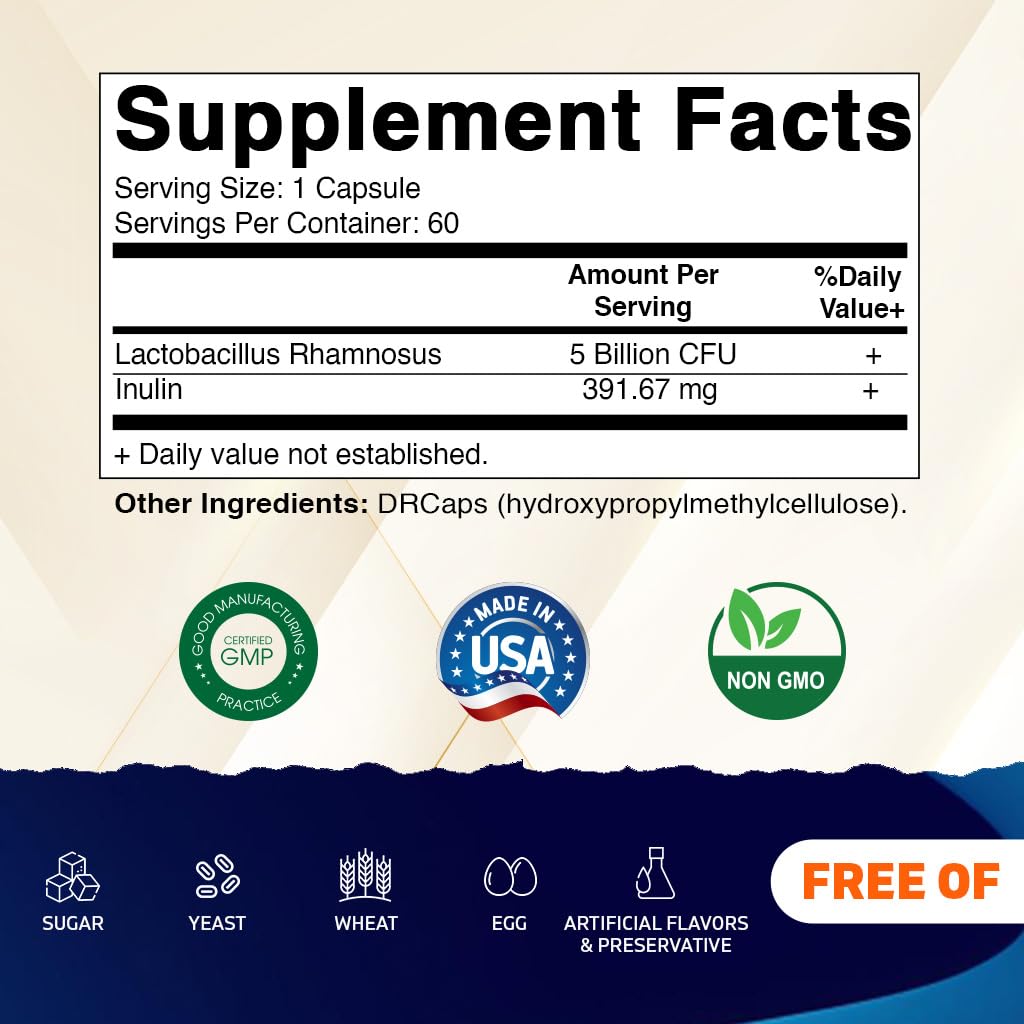 Vitamatic Lactobacillus Rhamnosus 5B DR Capsule – 60 Count