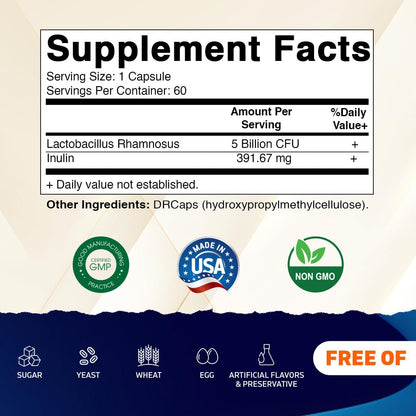 Vitamatic Lactobacillus Rhamnosus 5B DR Capsule – 60 Count