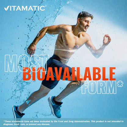 Vitamatic Magnesium Glycinate & Oxide – Supports Muscle, Joint & Heart Health | 250g Pack of 2