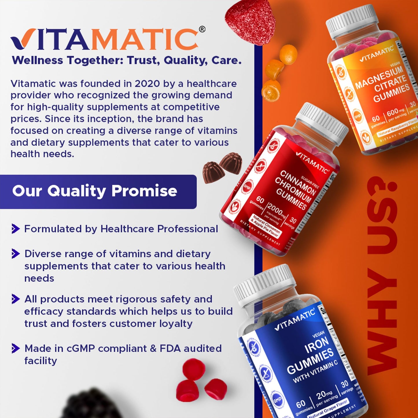 Vitamatic Milk Thistle Gummies - 10000 mg Equivalent per Serving | 50:1 Extract (200 mg) | Liver Detox & Antioxidant Support | 60 Pectin-Based Gummies