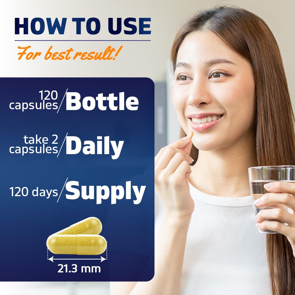 Vitamatic Quercetin with Bromelain – 120 Vegetarian Capsules | Non-GMO & Gluten Free