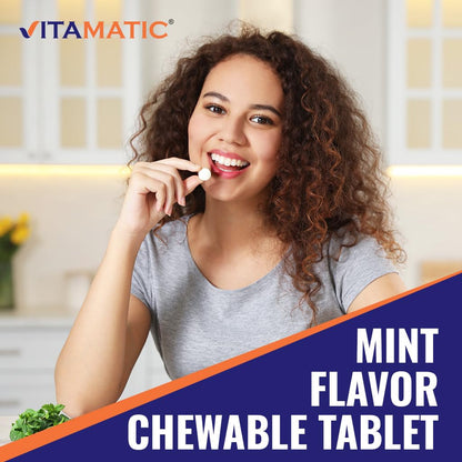 Vitamatic Salivarius Complex Mint Chewables 60 Count – Probiotic Oral Health