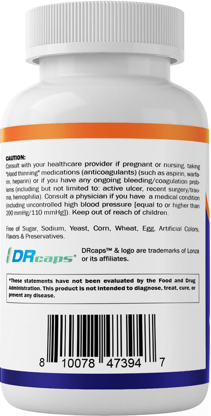 Vitamatic Serrapeptase 240,000 SPU – 120 Delayed-Release Enteric Capsules (Pack of 2, USA Made)