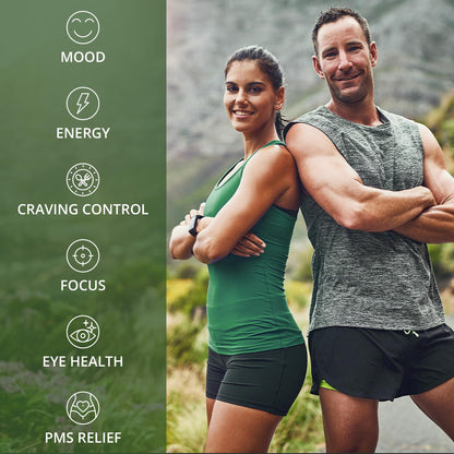 Saffron Supplements - USDA Organic Saffron Extract Capsules for Mood, Focus, and PMS | Vegan
