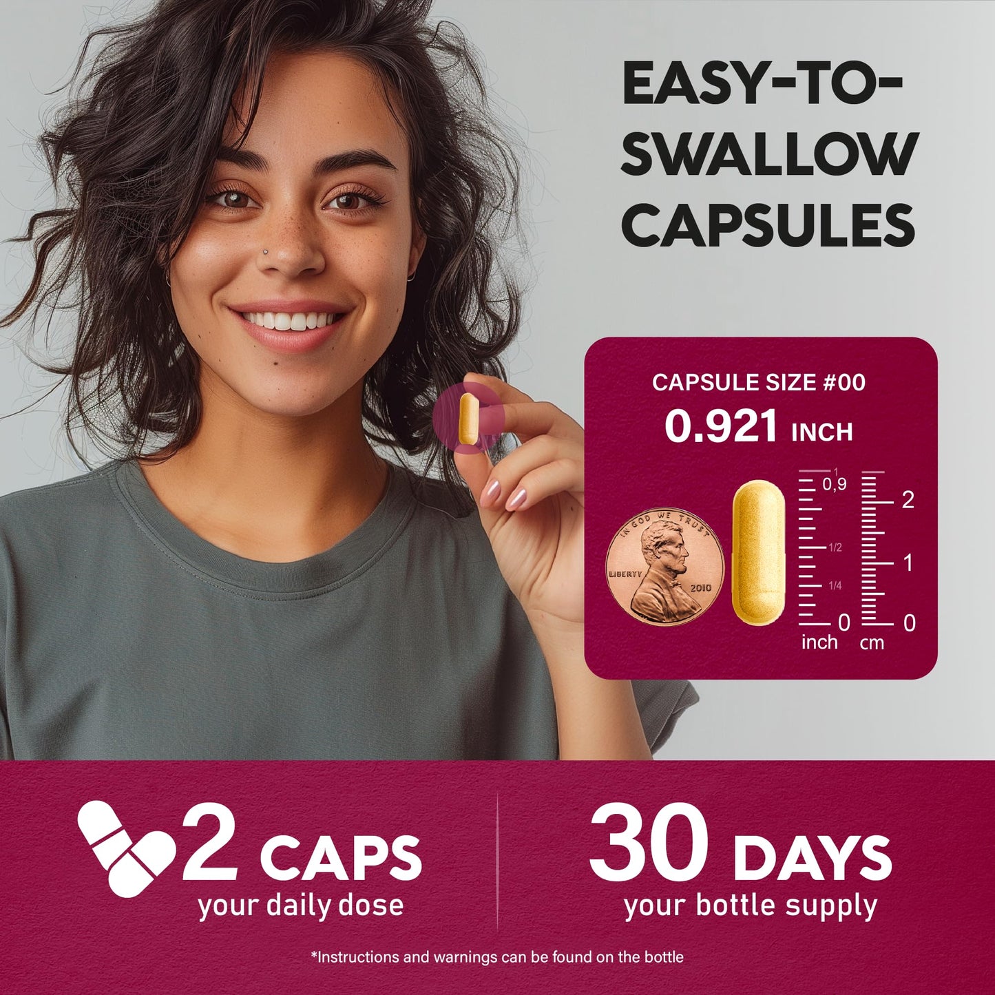 Vitamin B Complex for Men & Women - Made in USA | 60 Vegan Caps