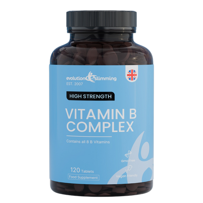 Vitamin B Complex Tablets, 100% RDA, Suitable for Vegetarians & Vegans