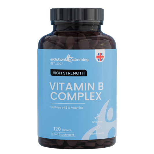 Vitamin B Complex Tablets, 100% RDA, Suitable for Vegetarians & Vegans