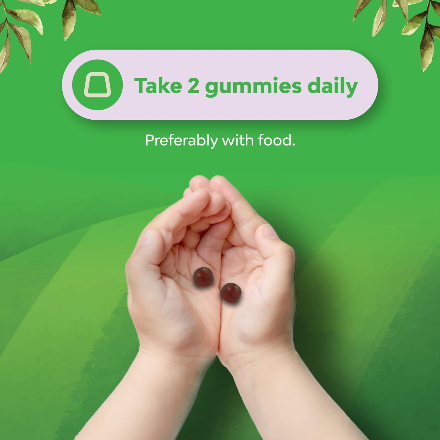 Kids Iron Gummies - Gentle Iron Supplement for Immunity & Energy (60 Count) | Vegan, Gluten Free