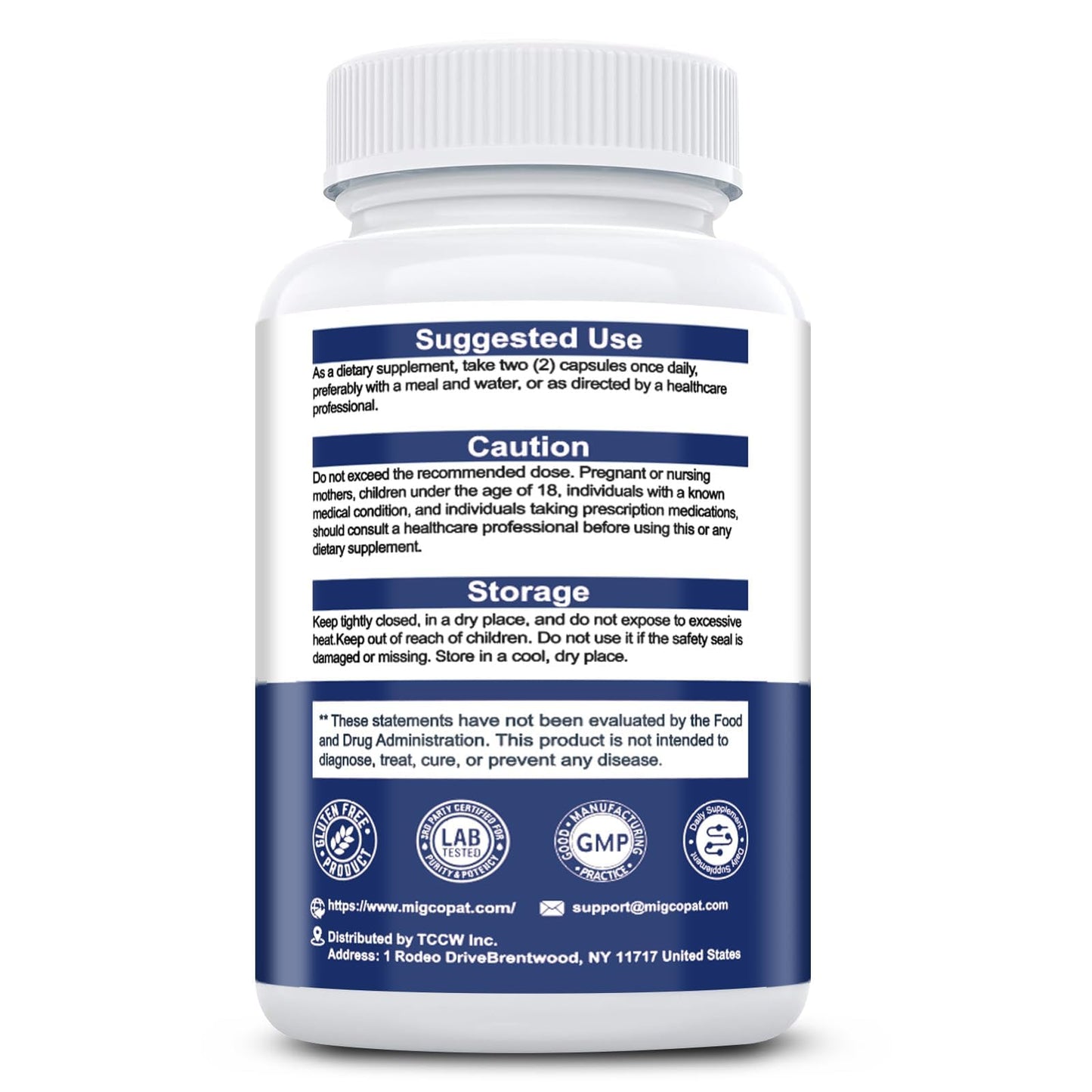 Brain Supplements for Memory & Focus – Nootropic with Bacopa Monnieri, Lion's Mane, Alpha GPC & Ginkgo (120 Caps)