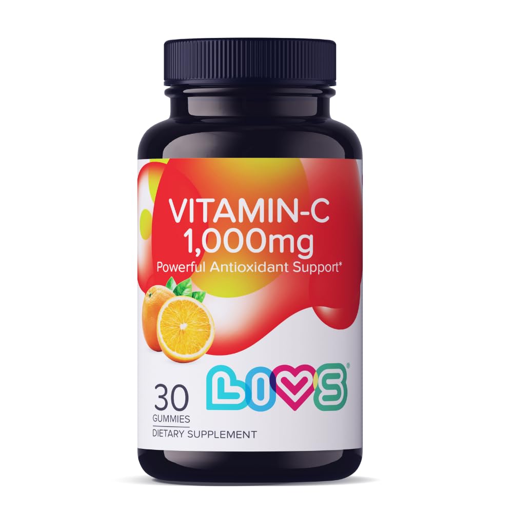 Vitamin C 1000mg Gummies for Kids & Adults | Vegan, Non-GMO, Gluten-Free