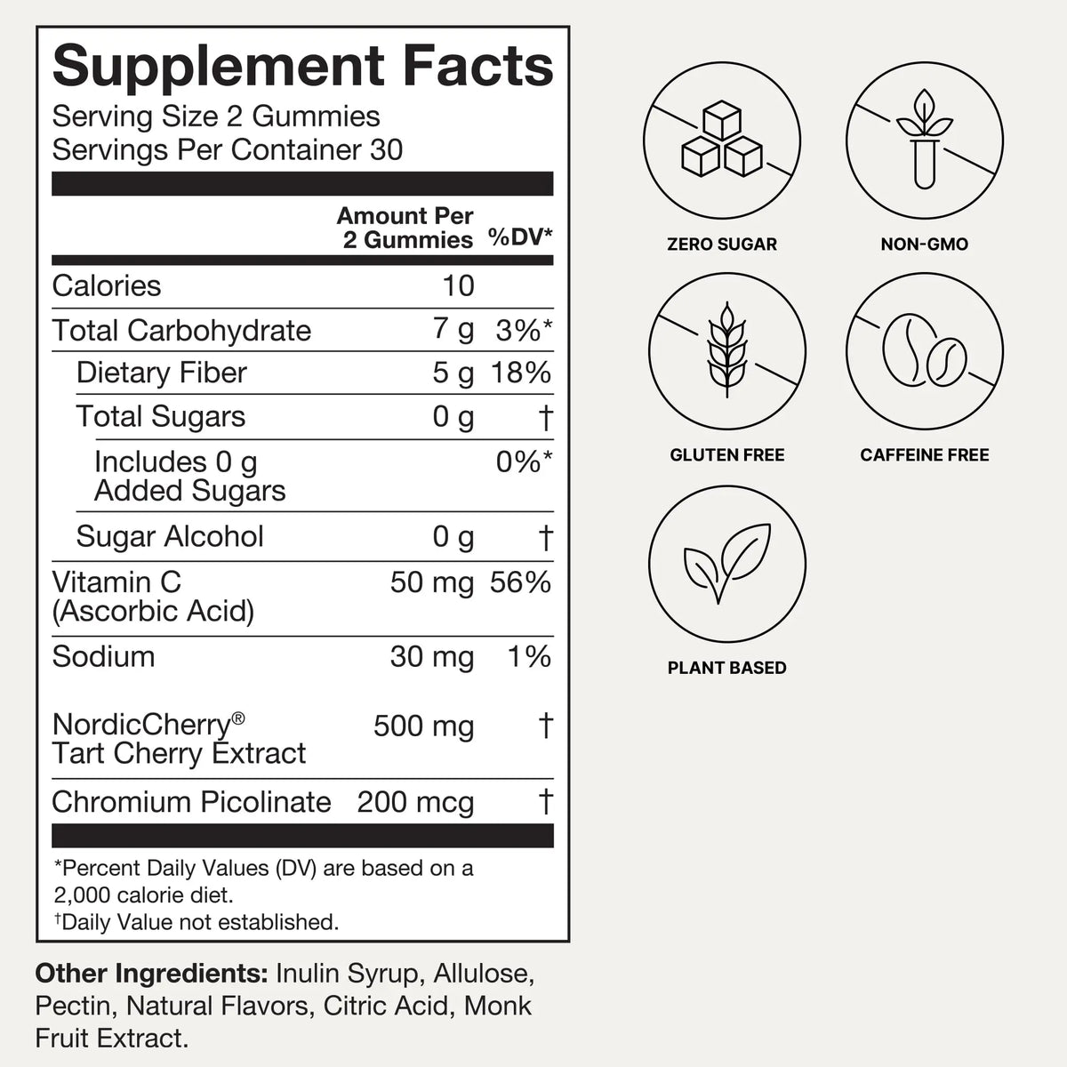 Humann Tart Cherry Gummies – NSF Certified Sport, Sugar-Free & Vegan BritishVita | Premium UK Vitamins & Wellness Supplements
