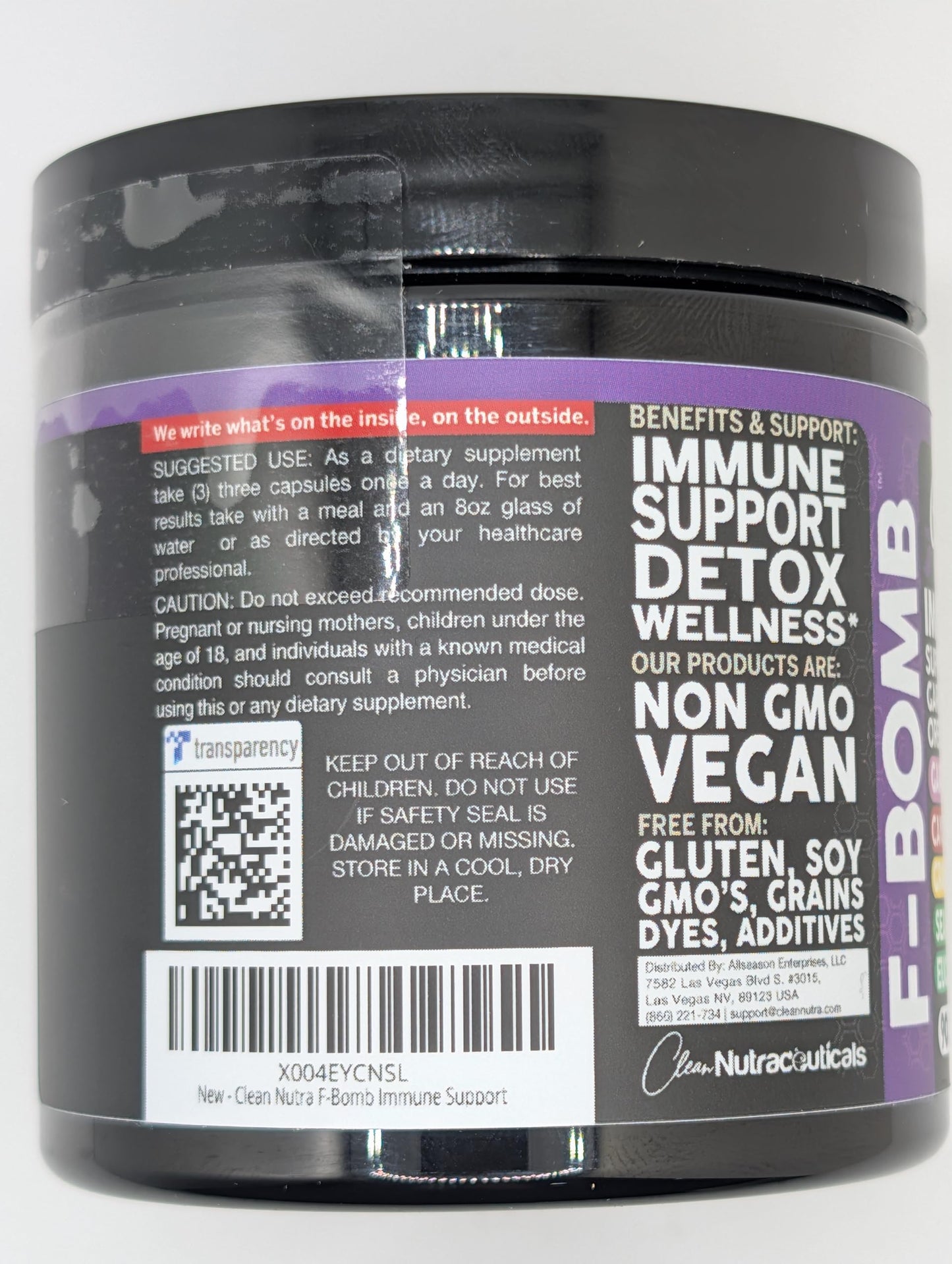 Organic Immune Support with PAU D'Arco, Garlic, Cayenne Pepper, Oregano, Ginger & More | Clean Nutra